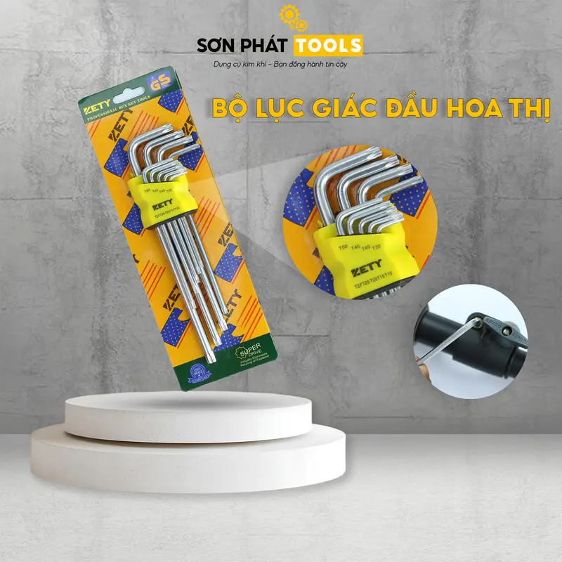 COMBO 2 Bộ Lục Giác Đầu Bi - Đầu Hoa Thị Được Gia Công Từ Thép CRV Mạ Chrome Chống Gỉ 1