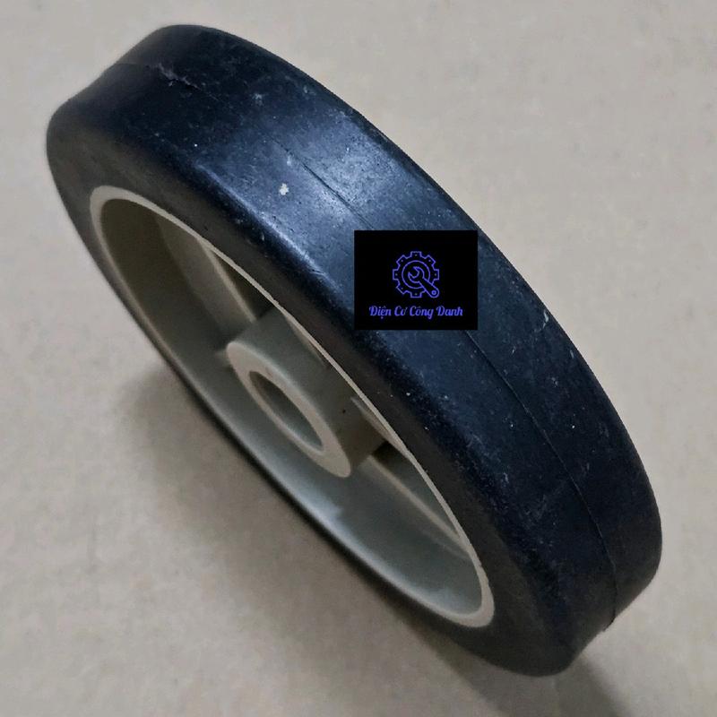 Bánh xe 16x120 (lỗ 16mm, đường kính 120mm) lắp máy bơm hơi/ máy nén khí 5