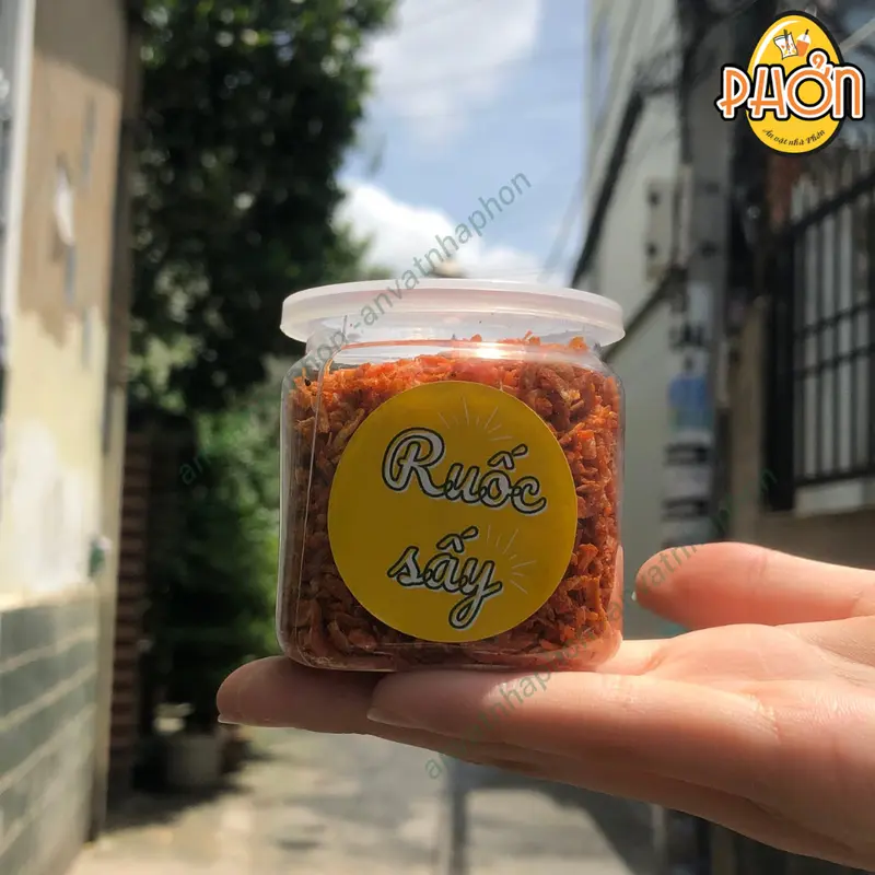 Topping bánh tráng, bơ trứng gà, khô gà, muối nhuyễn, hành phi, tỏi phi, ruốc sấy, sate - Ăn Vặt Nhà Phởn Food Cay 4