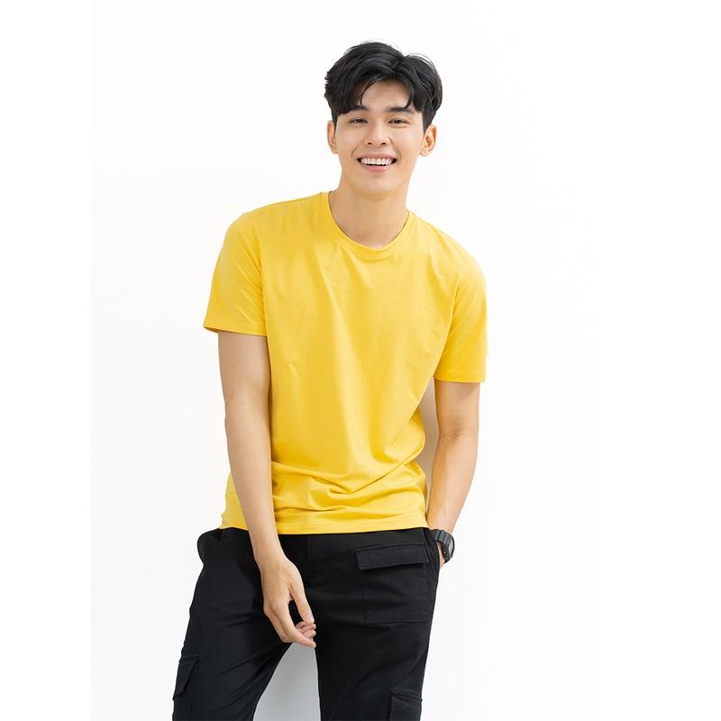 Áo Thun Nam trơn Cổ Tròn Cao Cấp phông Tay Ngắn, chất cotton bề mặt vải mềm DiHu store 7