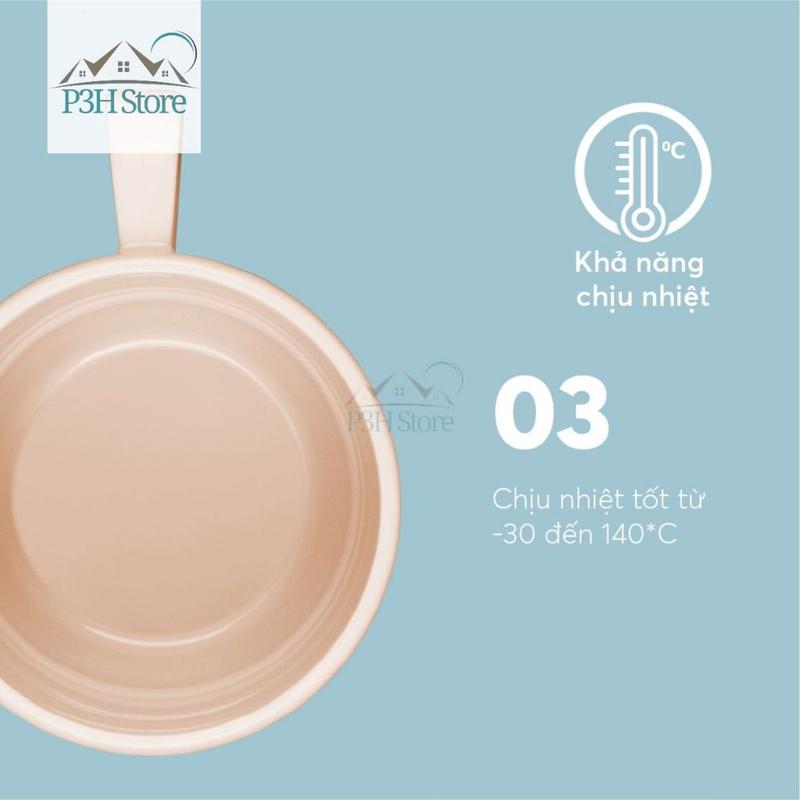 Cốc nước có quai Inochi Amori 350ml nhựa PP, kháng khuẩn, bền đẹp P3H Store 5