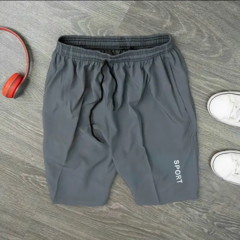 COMBO 3 Chiếc Quần Đùi Short Nam Nữ Chất Vải Lụa Gió - Siêu mát , Có 2 Túi Khóa 2 Bên , In Logo SPORT Menswear Pants 2