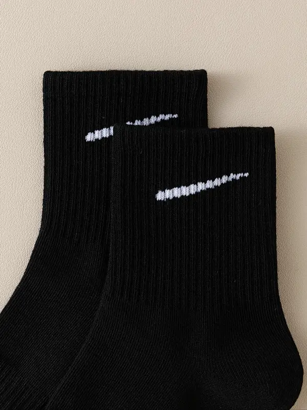 Women's Mid-calf Socks, Casual Comfy Breathable Socks for Daily Wear, Women's Socks for All Seasons 6