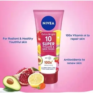 NIVEA Extra Bright 10 Super Vitamins & Skin foods SERUM 180ml