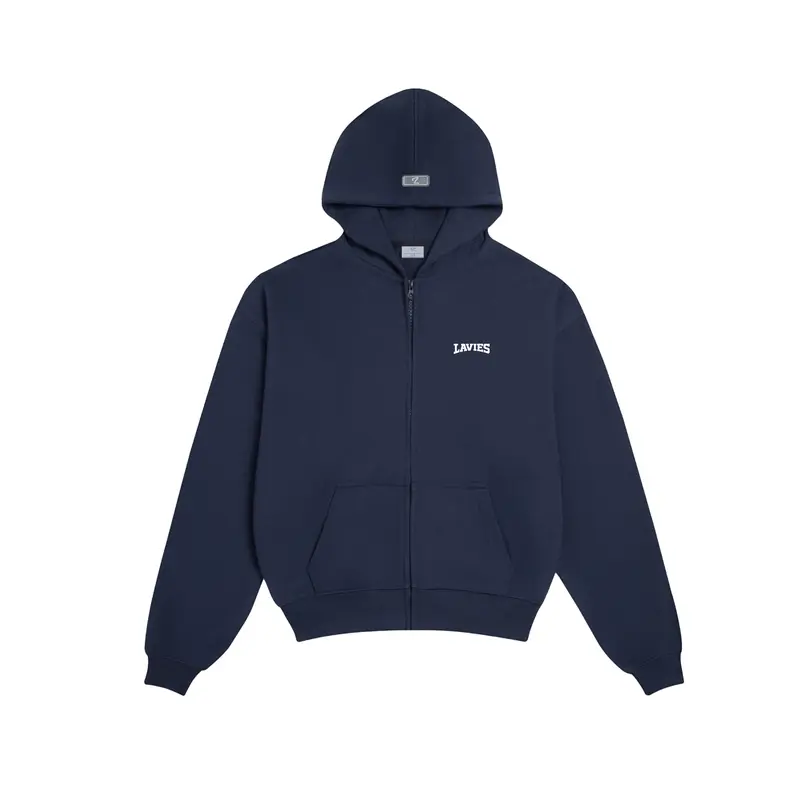 Áo Hoodie Zip Vải 2 Da Chống Nắng Tốt Form Rộng Nam Nữ Local Brand Lavi Studio/ Wavy 1