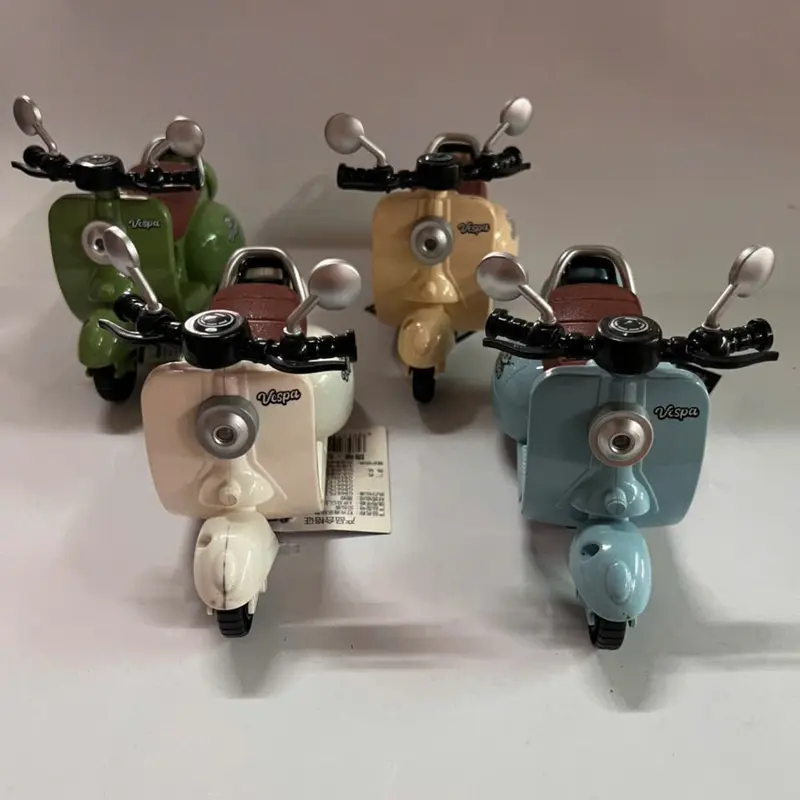 Mô hình xe Vespa _ xe mô hình mini _ dùng trang trí decor đồ chơi cho bé 1
