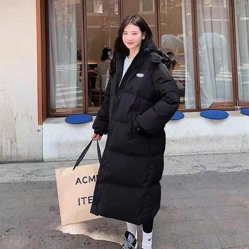 Áo khoác phao dáng dài có mũ phong cách Hàn Quốc thời trang nam nữ hàng Quảng Châu Cao Cấp(KÈM ẢNH THẬT)-TD073