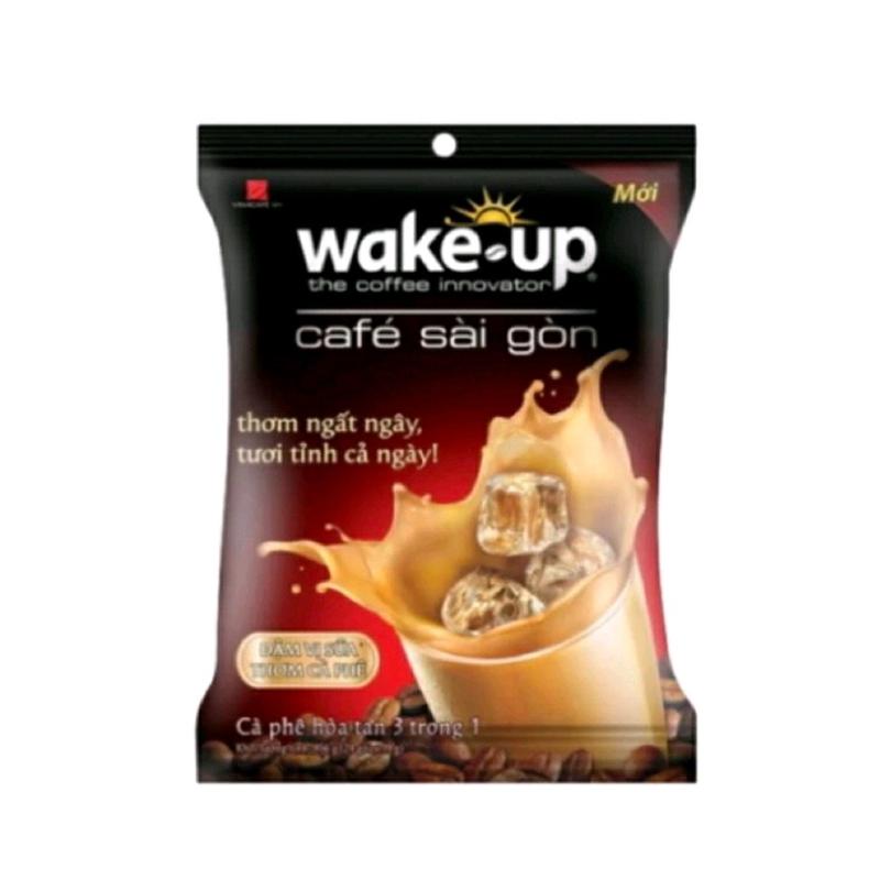 COMBO 5 BỊCH CÀ PHÊ SỮA SÀI GÒN WAKE UP 456G(24 gói ×19g) Coffee cà phê cà phê hòa tan Cafe diamond coffee   coffee