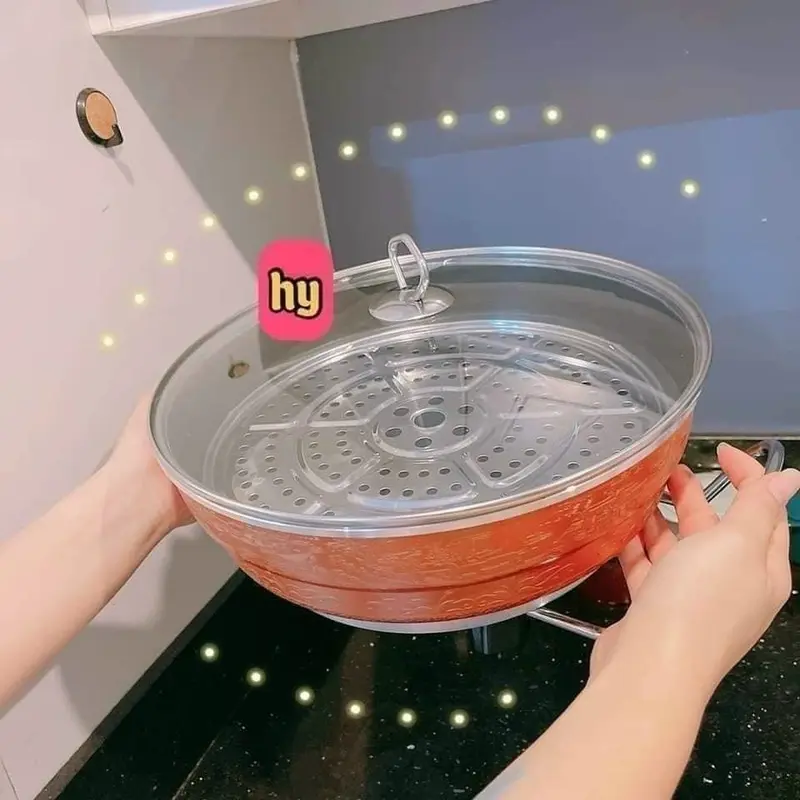 Nồi lẩu điện đa năng Osaka , Nồi Điện Nấu Ăn , nồi lẩu loại 1 , hàng đẹp 3,5lít . Nối điện đa năng . 5