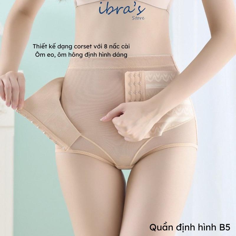 Quần Lót Định Hình Nữ iBra siết eo thon gọn nâng ᶆông gen bụng co giãn cao cấp B5