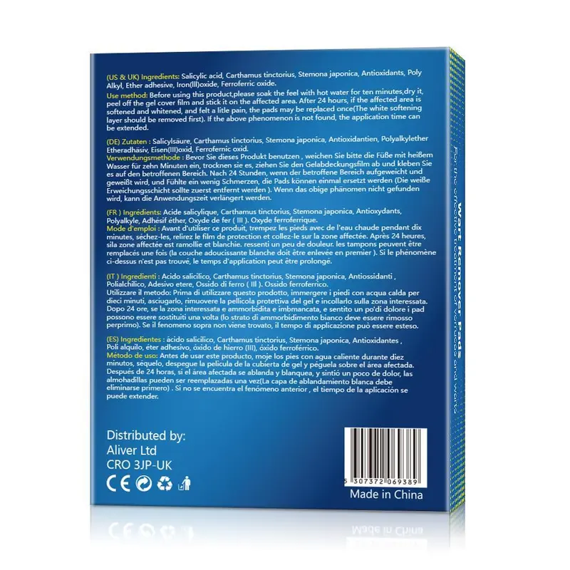 Foot Care Patch, 24pcs/box Natural Extract Foot Pads, Foot Care Patches, Foot Care Products for Women & Men 4