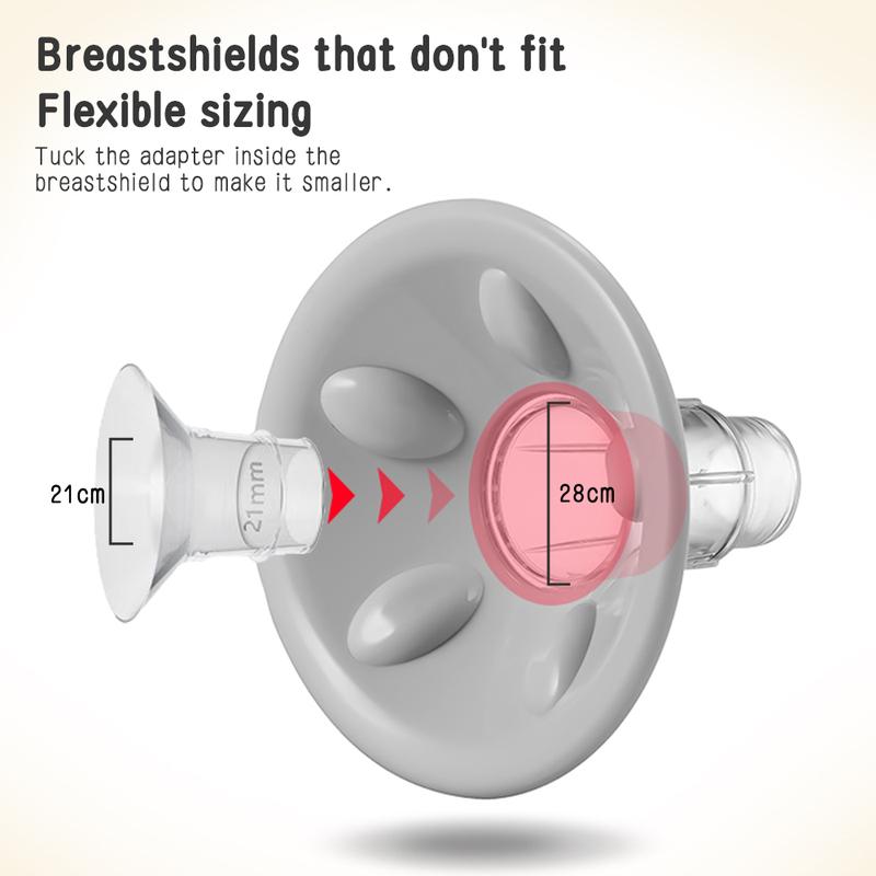 Product Introduction of Flange Inserts 13-24mm Breast Pump Adapter Replacement Accessory For Breast Pump 30