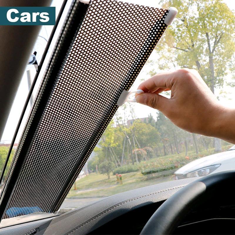 Rèm Che Chắn Nắng Phòng Ngủ Kính Xe Hơi Tự Cuộn Không Khoan Cỡ Lớn 68*125cm 3