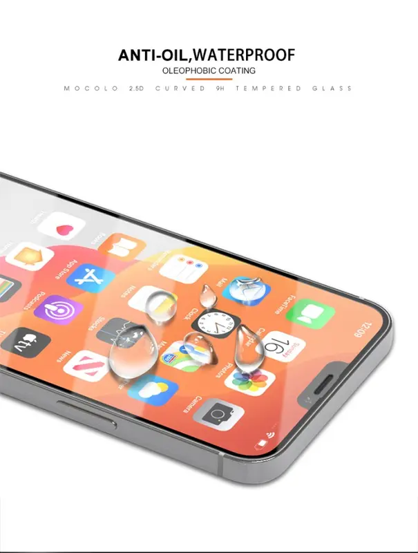 Mocolo Tempered Glass Compatible For iPhone 12 Pro Max 12 Pro 12 Mini Anti Gores Kaca 4