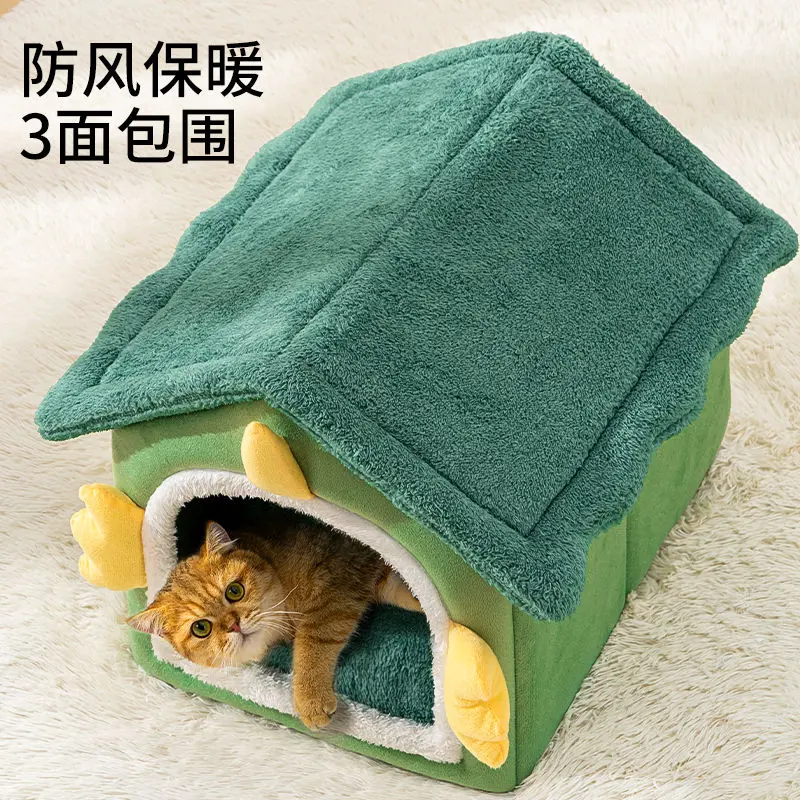 Nhà cho mèo bán kín, cho chó, nhà cho mèo mọi mùa, phòng Villa cho mèo, đồ dùng cho thú cưng, thiết kế người Nổi Tiếng trên Internet, tổ chống vết cắn, cho mèo và chó 2