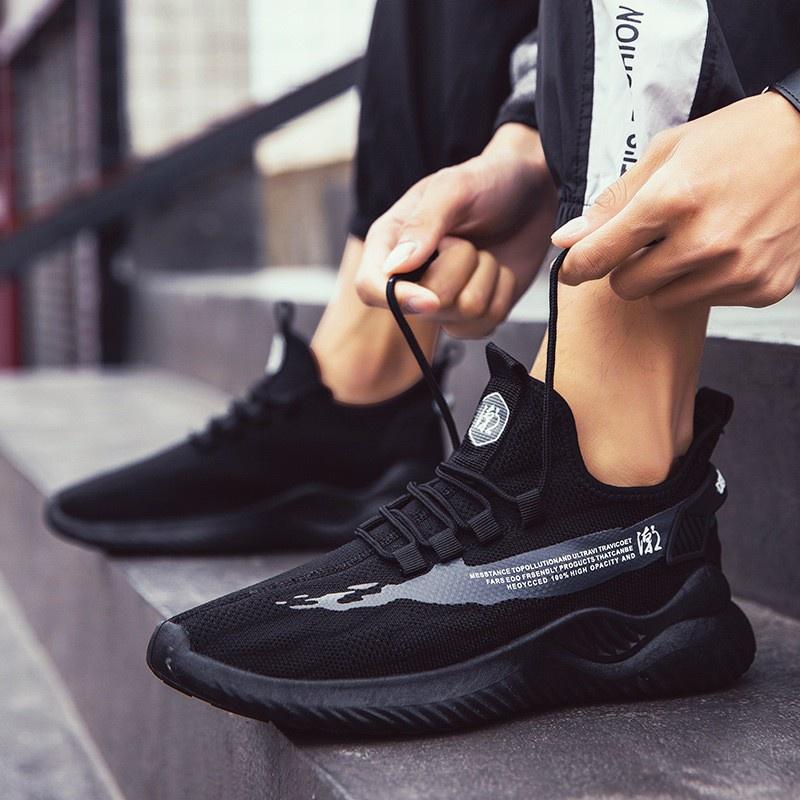Giày Thể Thao Nam  GS051, Giày sneaker Vải Thoáng Khí, Đế Chống Trượt Tặng Kèm Tất 5
