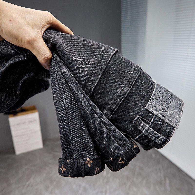 Product Introduction of Quần Jean Nam, Màu Đen Và Xám, Dáng Ôm, Quần Mỏng, Phong Cách Hàn Quốc Hợp Xu hướng Quần Co Giãn, Hàng Mới Về Thu Đông 2022 8