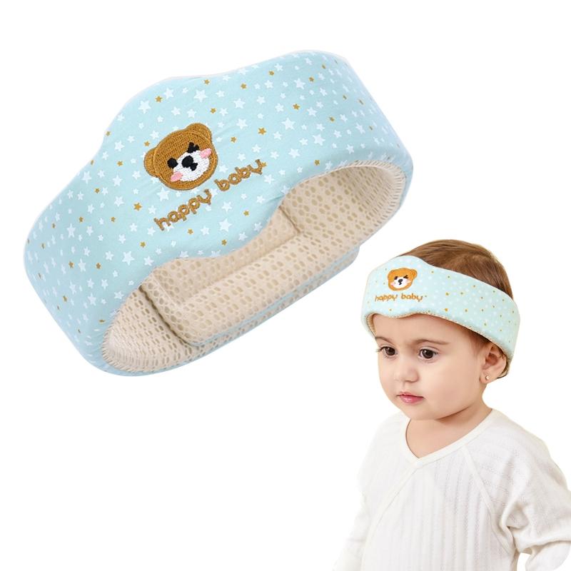 shil Baby Hat Cushion Mat for Head Safety, Breathable Infants Learning to Walk Head Protectors Pad Collisionproof Headrest 1
