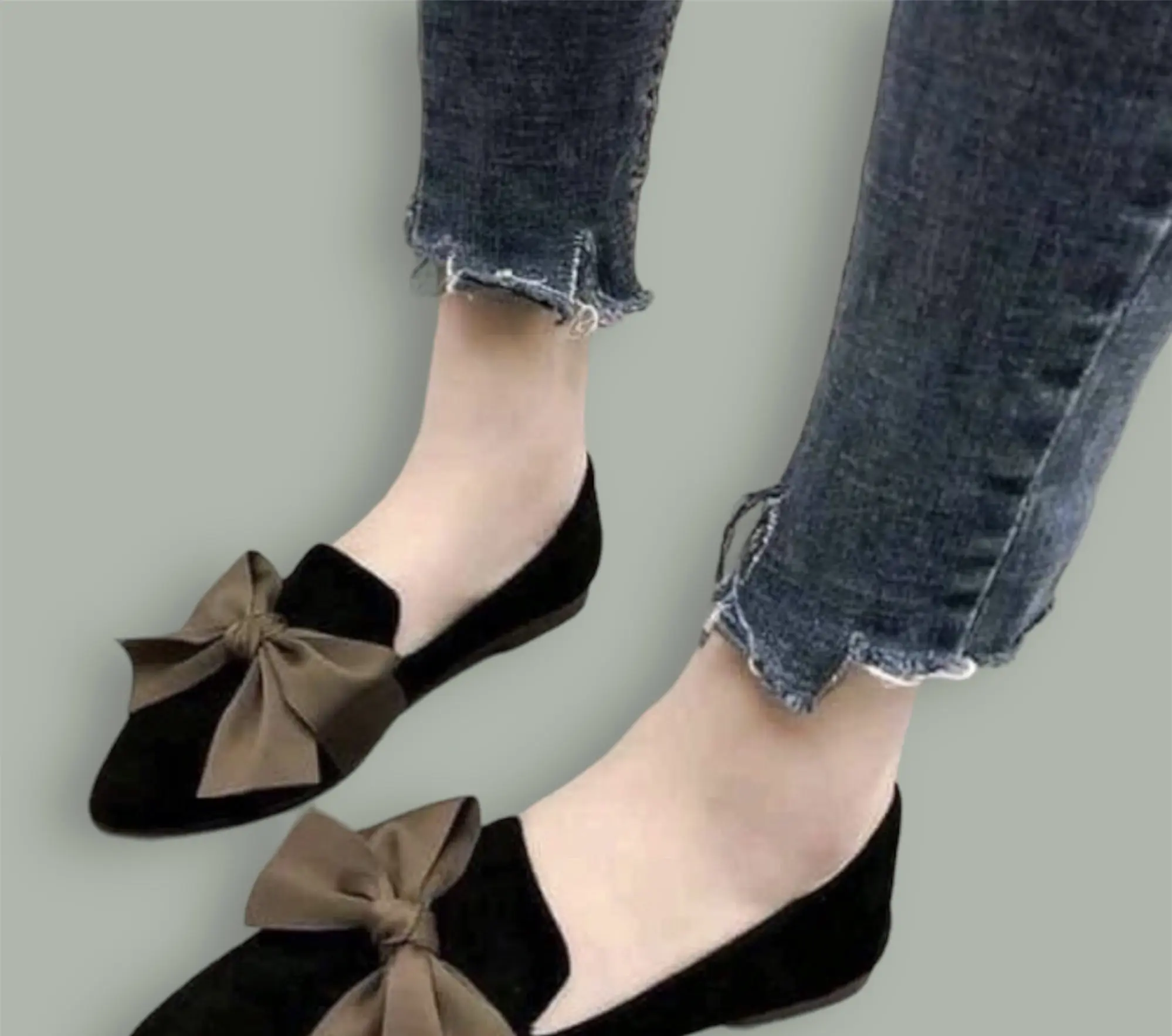 Giày búp bê - A6 mũi nhọn - GIÀY DG Shoes Nữ