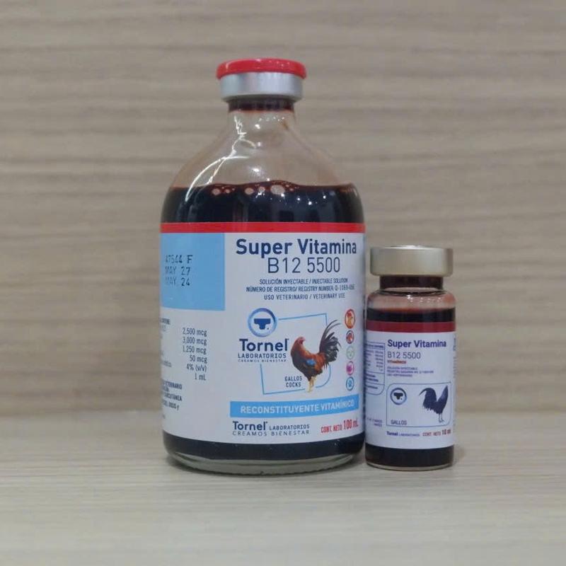 Super B12 5500 chai 10ml cho gà sung hừng tăng bo nhập mexico 0