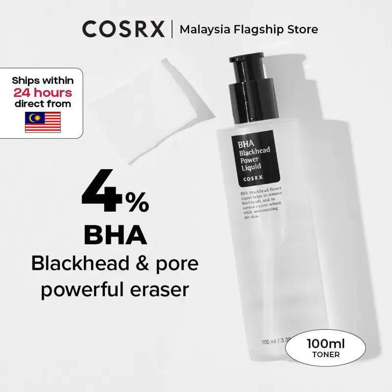 COSRX BHA Blackhead Power Liquid 100 Ml - Toner Eksfoliator Untuk Komedo Hitam(Essence Untuk Blackhead) - Skincare 4