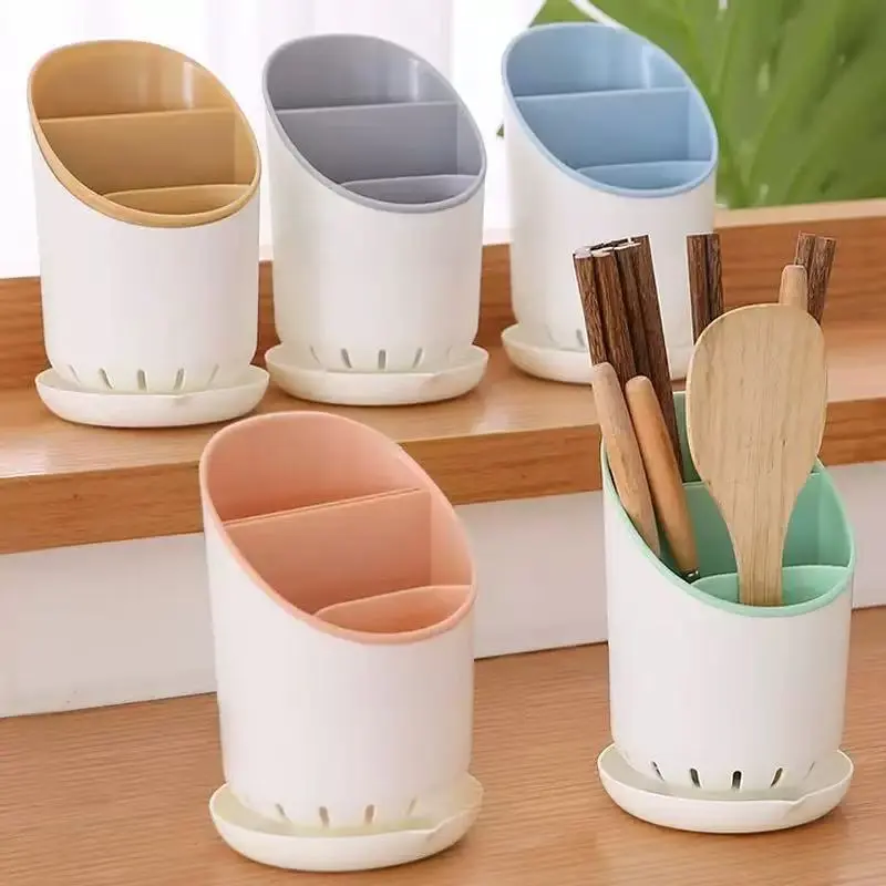 Giá Để Đũa Nhà Bếp Có Chức Năng Thoát Nước, Hộp Đựng Dao Kéo, Cho Thìa Và Nĩa, Giỏ Đựng Đũa Nhựa Gia Dụng, Lồng Nghỉ Ngơi Đũa Sáng Tạo