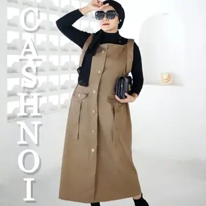 Overall Inara Cargo Twil Street/ Ootd Korean Style/ Ootd Masa Kini/Ootd hijabers/Ootd Lucu/overal/overall murah/rok kodok/overalcargo/overall cargo (byAtharaShi) Katun Fit