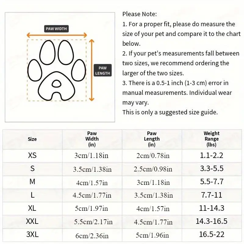4pcs/set of dog paw protectors, waterproof dog boots with elastic buckles to protect pet PAWS and keep them dry, dog shoes for small dogs 5