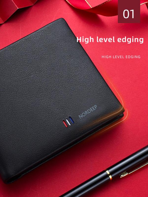 Men's Business Style Solid Color Card Holder, Casual Trendy Card Holder, Fashionable Card Holder for Daily Use 6