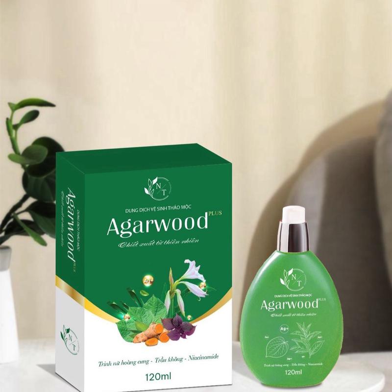 Dung Dịch Vệ Sinh Thảo Mộc  [AGARWOOD]  Trầu Không Trà Xanh