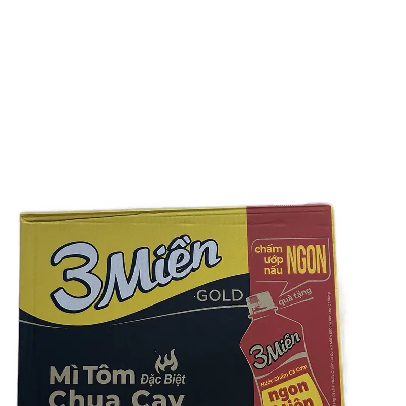 (Hàng tặng )1 thùng mì tôm 3 miền tặng 2 gói mì tôm 3 miền  Miến Food 2