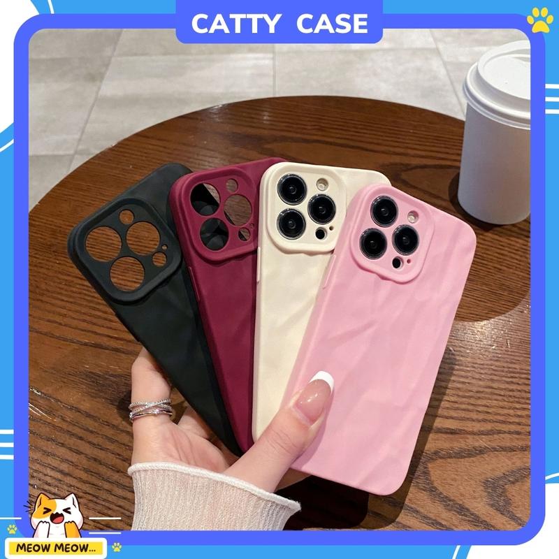 Ốp lưng ip TPU silicon chống sốc phong cách cổ điển cho Ip X XS XS Max 11 12 13 14 15 16 Pro Max -  Catty  case