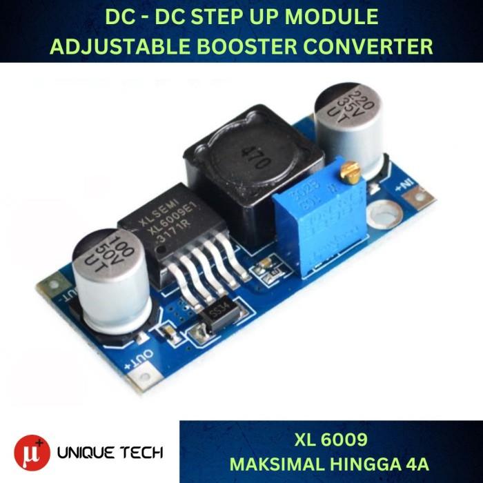 Jual XL6009 DC DC ADJUSTABLE STEP UP CONVERTER 4A BOOSTER MODULE XL ...