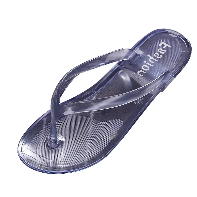 Transparent Beach Sandals Korean Style Women's Net Red Jelly Crystal Flip Flops Summer Korean Style Outdoor Flat for Students doll heels manolo blahnik shoes covet madison kim kardashian jelly