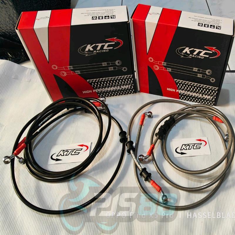 selang rem set depan dan belakang Nmax new old non abs KTC racing original / Selang rem KTC racing Nmax new old 1
