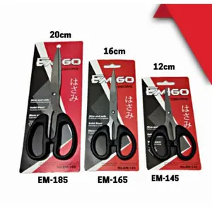 Gunting Kertas Emigo Daiwa Besar Sedang Kecil Stainless Tajam