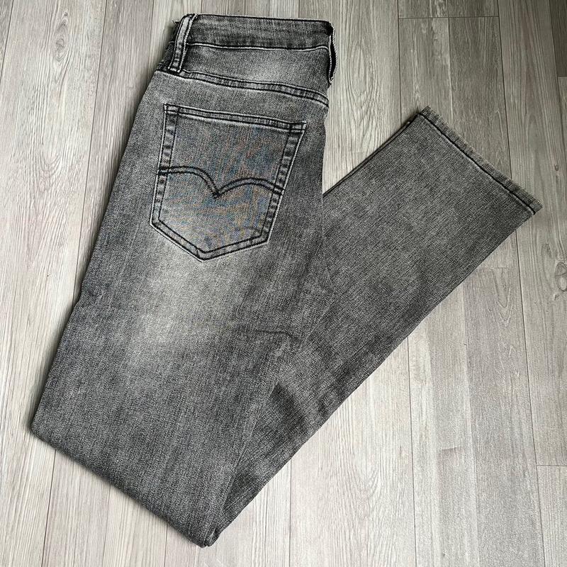Quần Jean xám loang màu Basic form Slim ôm nhẹ 511-42 8