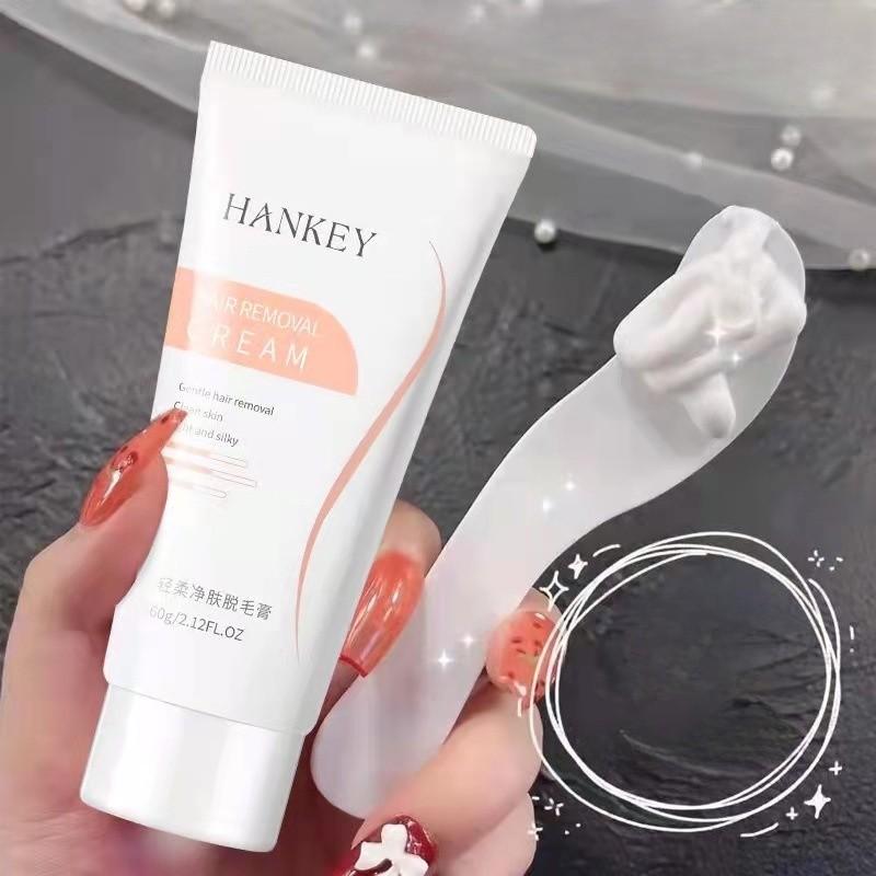 Product Introduction of HANKEY Hair Removal Cream Gentle Skin Painless Hair Remover Armpit Legs Arms Skin Care Body Care Depilatory Cream 24