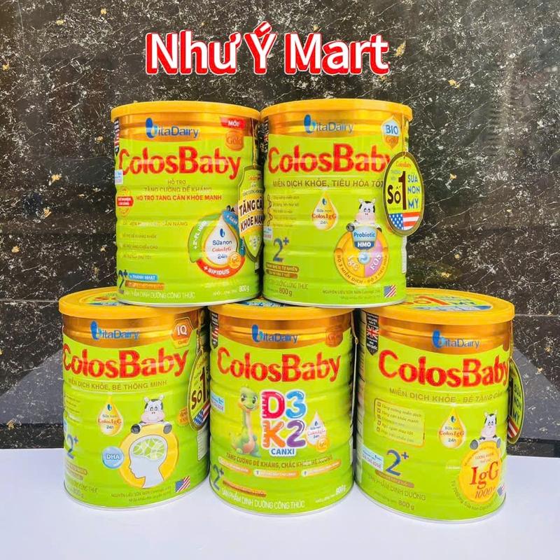 vitadairy - COMBO 6 LON- sản phẩm dinh dưỡng COLOS.BABY CHO BÉ LON 800G
