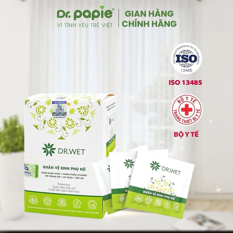 Khăn vệ sinh phụ nữ DWET ( Hộp 25 gói)