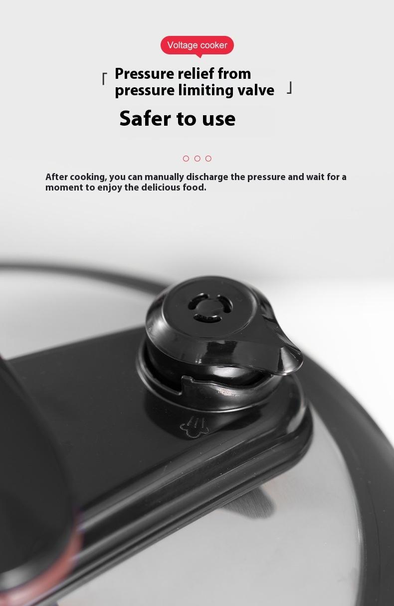 Product Introduction of Chigo Electric Pressure Cooker 5L Multi-Function Large Capacity Pressure Cooker Household Rice Cooker Non-Stick Inner Pot Electric Pressure Cooker 6