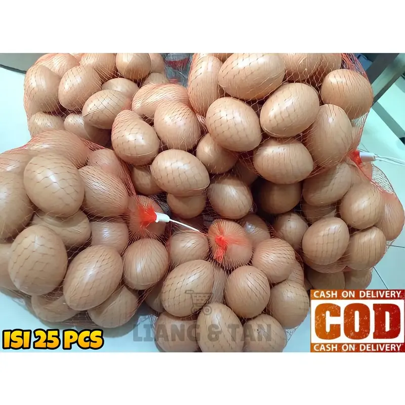( BISA COD ) PROMO 1 PACK ISI 25 PCS MAINAN ANAK TELUR AYAM TELUR TELURAN PLASTIK / MAINAN MASAK MASAKAN SNI MURAH / MAINAN ANAK LAKI LAKI / MAINAN ANAK PEREMPUAN 0