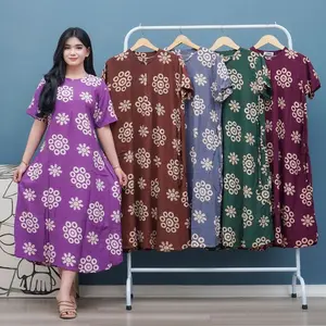 Berdaster Resleting Depan Busui Bahan Rayon Premium LD110