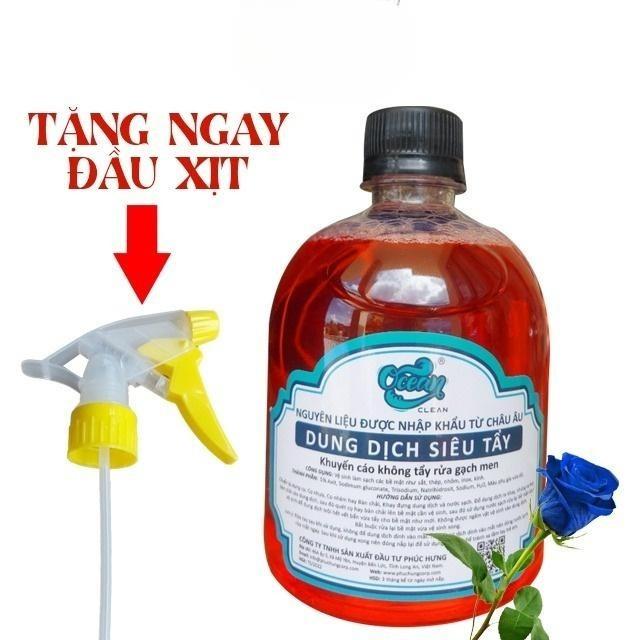 NƯỚC RỬA XE KHÔNG CHẠM OCEAN ĐỎ 500ML TẨY RỈ SÉT LỐC MÁY
