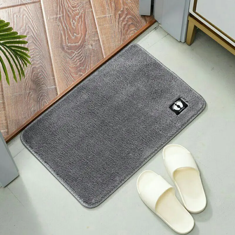 Bộ 5 Thảm Lau Chân Lông Cừu Len Mịn Siêu Thấm Hút Kích Thước 40x60cm - Chống Trơn Trượt 7