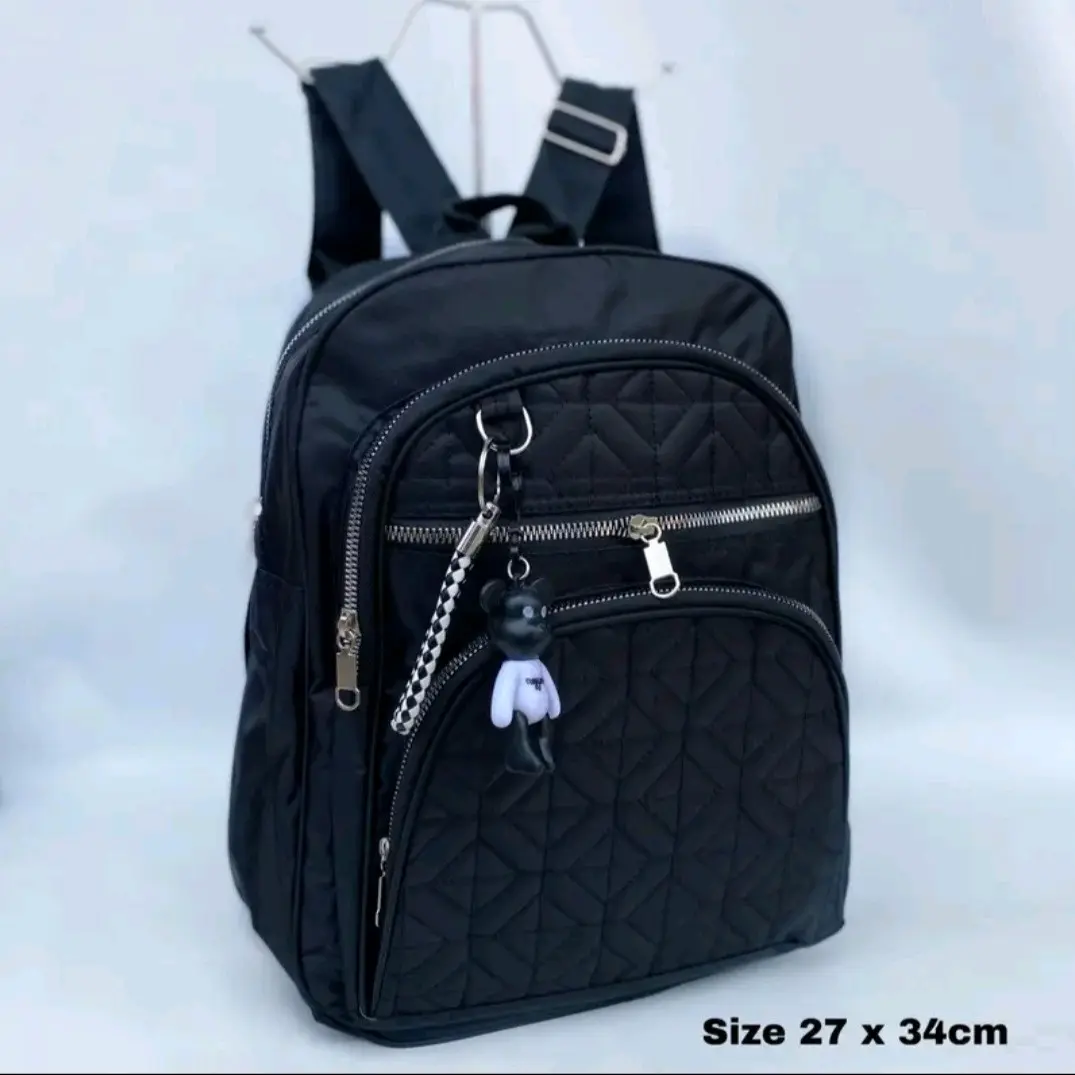 RANSEL bordir hitam res 4 terbaru