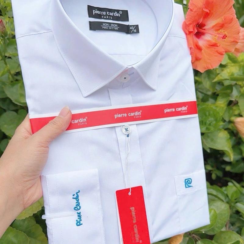 Áo Sơ Mi PIE Trắng Dài Tay 1