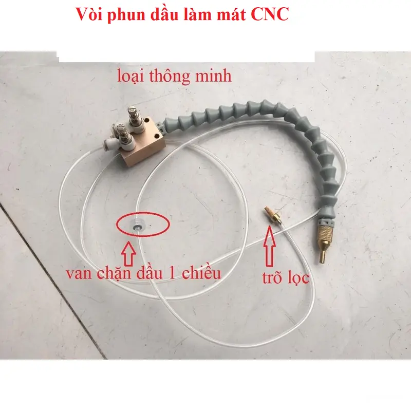 vòi phun dầu làm mát máy CNC, vòi tưới nguội 0
