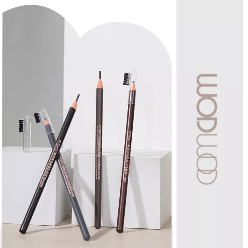 Chì xé kẻ mày WODWOD cứng phẩy sợi Eyebrow Pencil sắc nét chuyên dùng cho Makeup trang điểm Cosmetic Mỹ Phẩm Phấn Phủ 2