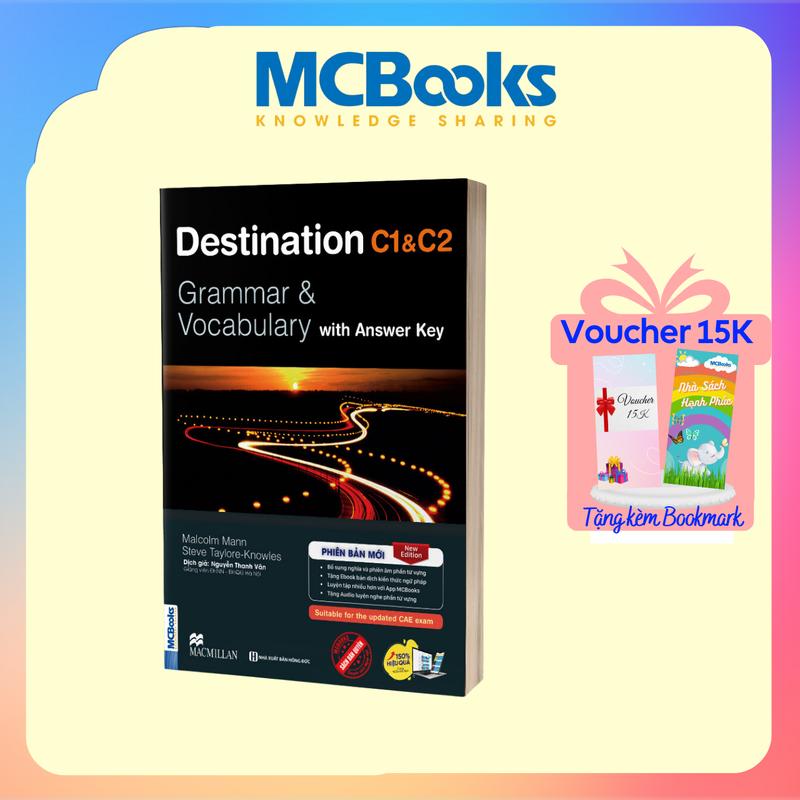 Sách - Destination C1 & C2 Grammar & Vocabulary Kèm Bài tập và Đáp Án (Phiên bản 2023)